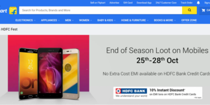 Flipkart Sale on Mobiles Starts from 25th to 28th Oct. 2017 Grab the