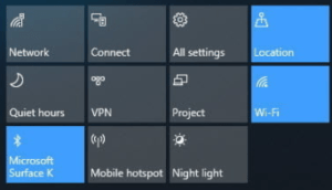 Bluetooth Option in Windows