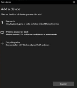Enable Bluetooth in Windows